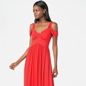 Just Fab tango dress in red similar to LULU'S Make Me Move Maxi Dress, sz med